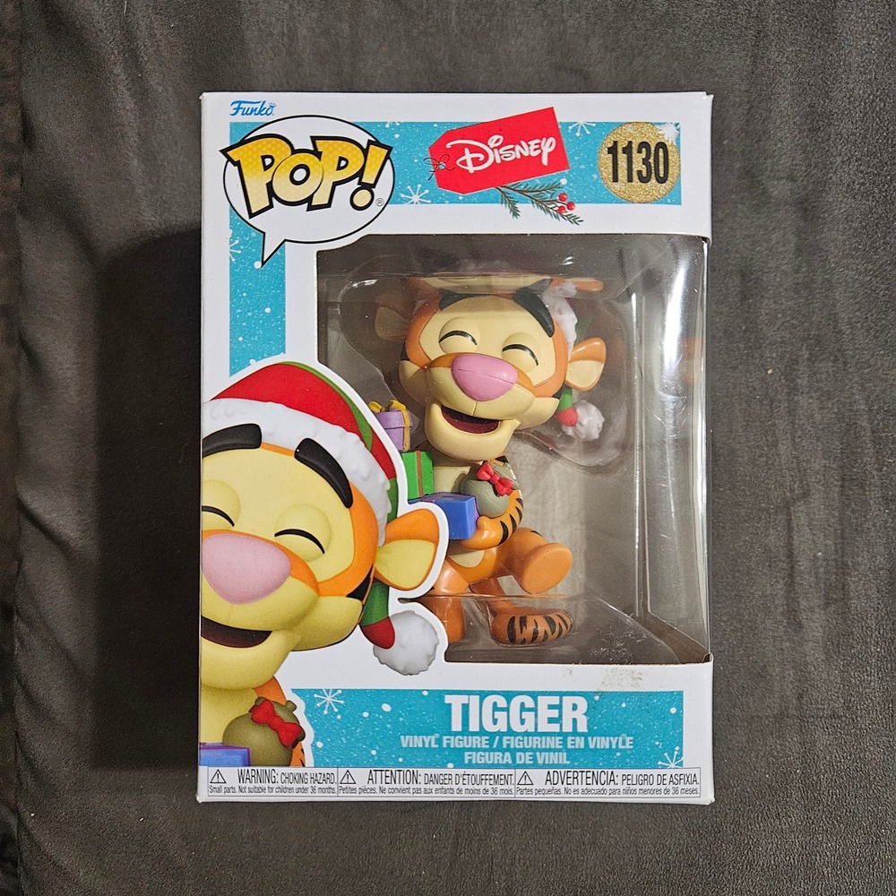 Funko Pop Disney Holiday Tigger 1130 Vinyl Figure Christmas Winnie the Pooh New